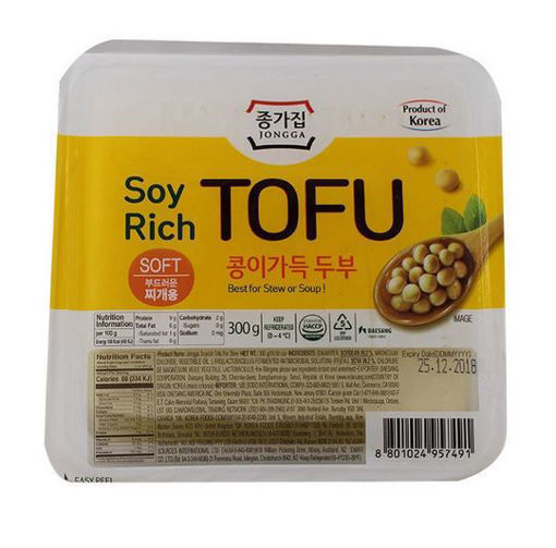 图片 韩国宗家府 炖豆腐 黄盒 Soft 300g 