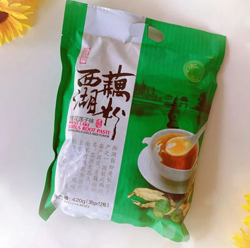 图片 莲峰西湖藕粉 桂花莲子味 420g