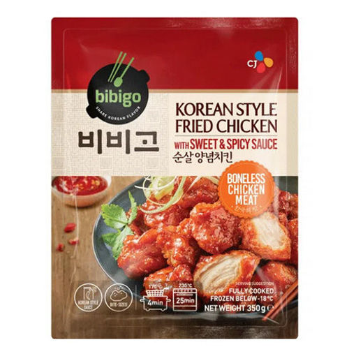 图片 bibigo 韩国炸鸡 红袋 含韩国甜辣酱 350g 