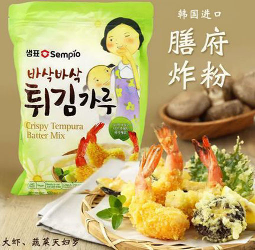 图片 韩国Sempio 炸鸡炸鱼粉 天妇罗粉 500g 一包搞定炸鸡炸蔬菜炸粉