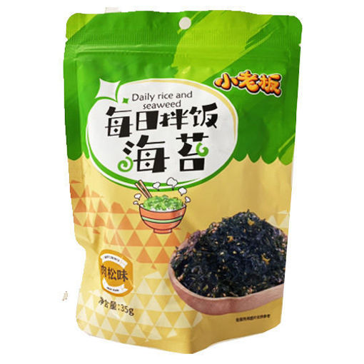 图片 小老板 每日拌饭海苔 肉松味 绿袋 35g