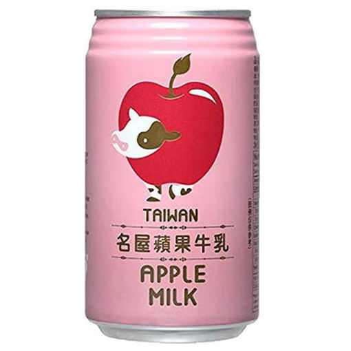 图片 台湾名屋 苹果牛乳 340ml