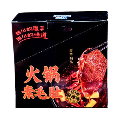 图片 魔小玉 火锅素毛肚 经典麻辣味 400g (内含20袋 黑盒)