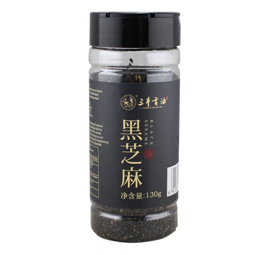 图片 三丰有机熟黑芝麻 130g 日期见内页
