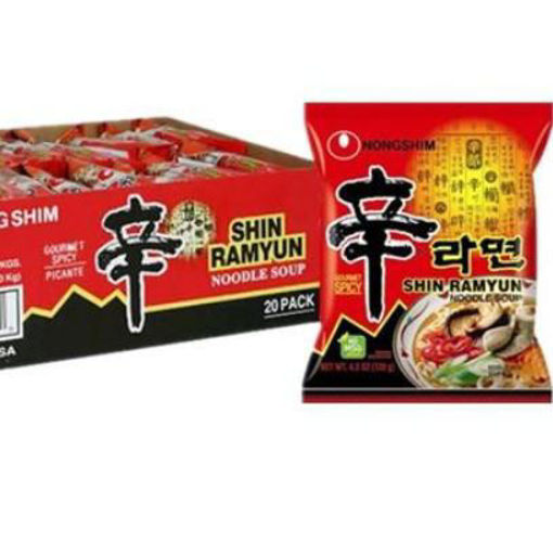 图片 整箱20包! 农心 辛拉面 20包x120g 日期见内页