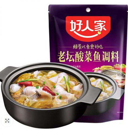 图片 好人家 酸菜比鱼更好吃 老坛酸菜鱼调料 360g