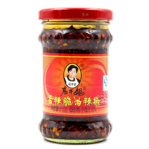 图片 老干妈 香辣脆油辣椒 210g 日期见内页