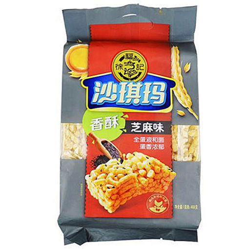 图片 香港徐福记 芝麻沙琪玛 大包 469g