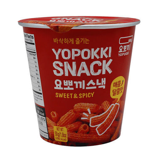 图片 韩国Yopokki 零食年糕脆条 甜辣味 50g 