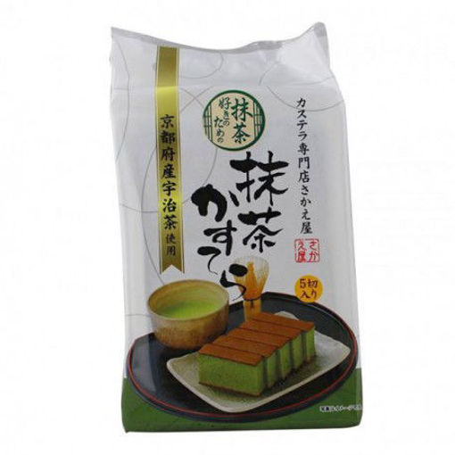 图片 日本荣屋  京都府产 宇治抹茶蛋糕 松软的纯抹茶清香日本蛋糕 5块入 190g Matcha Kuchen