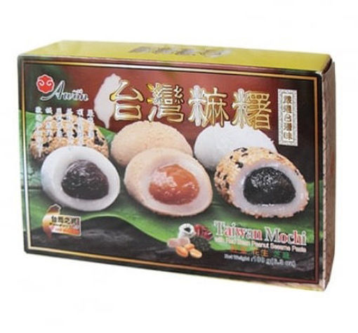 图片 台湾AWON 混合口味 红豆花生芝麻 麻薯 180g  日期见内页