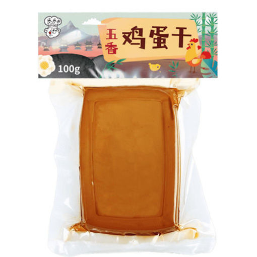 图片 乐乐厨 五香鸡蛋干 100g 