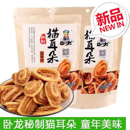 图片 卧龙 猫耳朵 甜辣味 138g