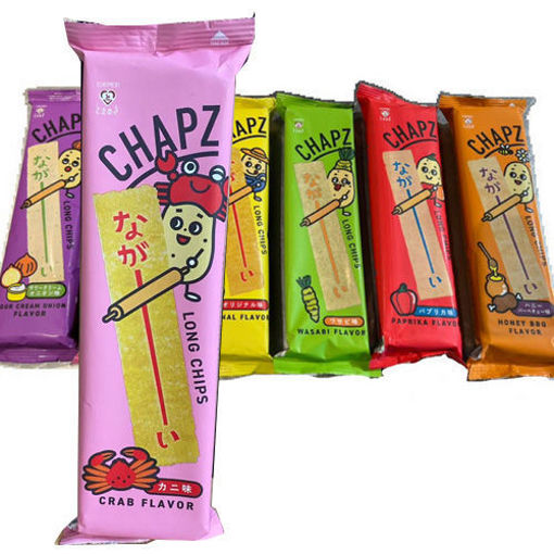 图片 日本Tokimeki 超级美味长薯片 蟹味 75g ( 粉袋 CREB FLAVOR)