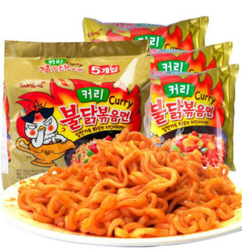 图片 韩国三养火鸡面 咖喱火鸡面  140g