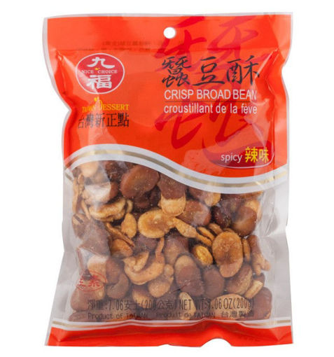 图片 九福 台湾新正点 辣味蚕豆酥 160g
