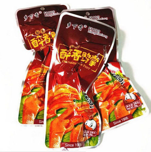 图片 一组3包! 乡下香 泡制醉香鸭掌 3包x28g 日期见内页