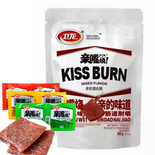 图片 卫龙 亲嘴烧多彩混合大包装 260g 日期见内页