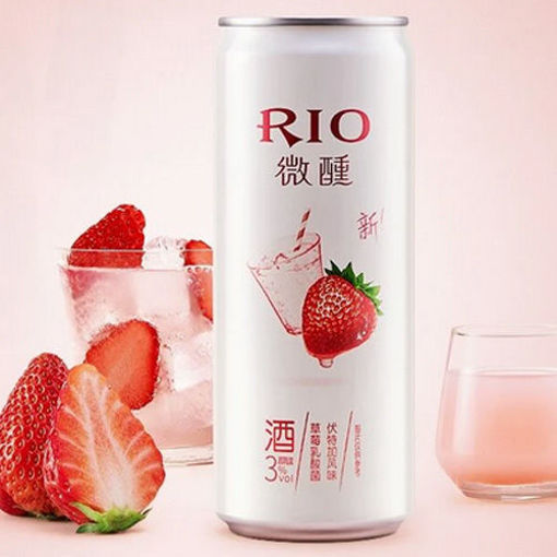 图片 Rio微醺3度鸡尾酒 草莓伏特加 330ml 
