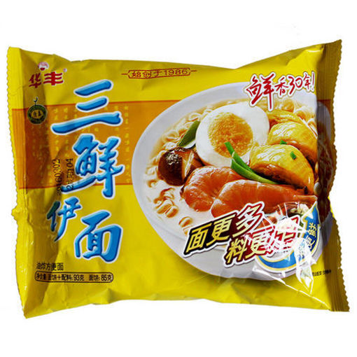 图片 华丰方便面 三鲜伊面 86g