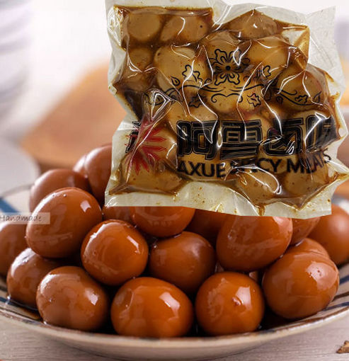 图片 浙江传统 怪味麻辣鹌鹑蛋 阿雪卤味 250g