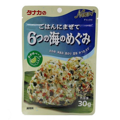 图片 日本田中食品 6种海鲜拌饭调味料 30g 