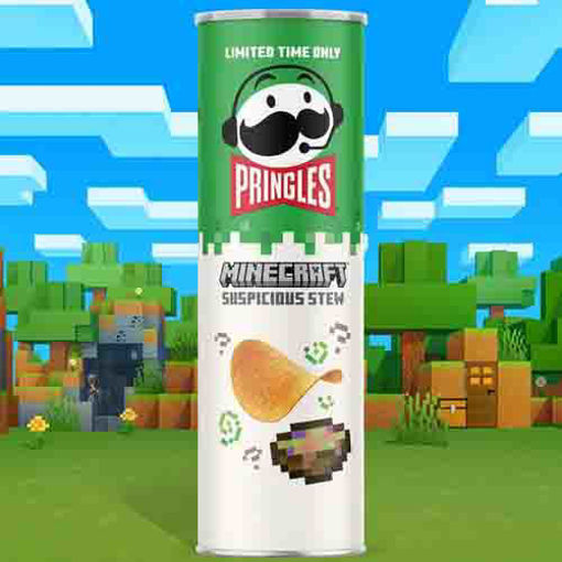 图片 品客限量版薯片 Minecraft Suspicious Stew 可疑的炖汤 158g