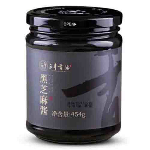 图片 三丰 黑芝麻酱 大瓶 454g 日期见内页