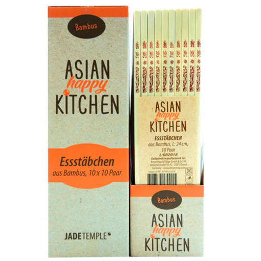 图片 Asia Kitchen 竹制筷子 24cm长 10双 