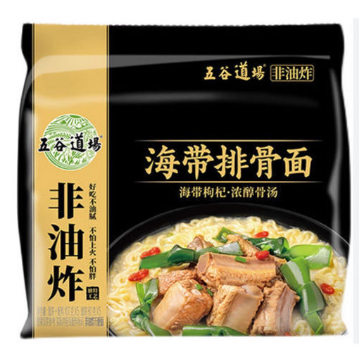 图片 五连包! 五谷道场 非油炸 海带排骨面 5x107g