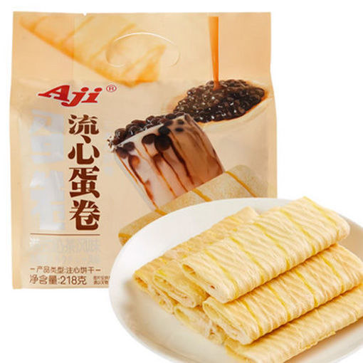 图片 AJI 流心蛋卷 港式奶茶味 218g 