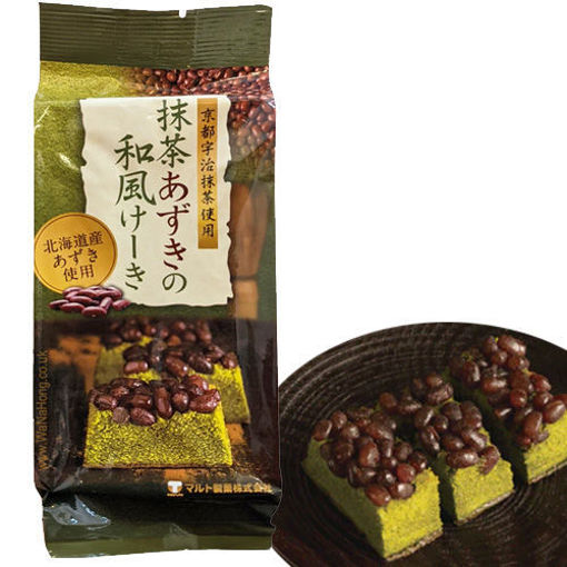 图片 日本Maruto 和风抹茶红豆蛋糕 110g 日期见内页
