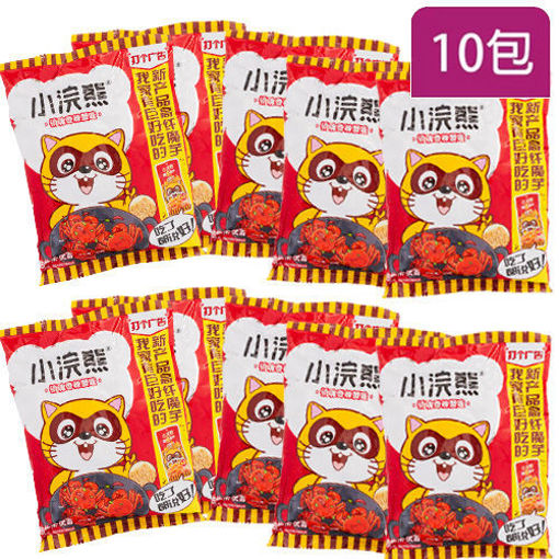 图片 10包组合! 统一 小浣熊 干脆面 香辣蟹味 10x40g