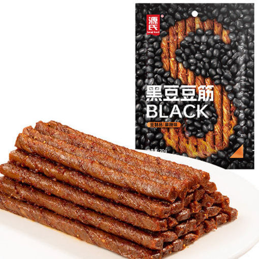 图片 源氏 黑豆豆筋 辣条 70g  日期见内页