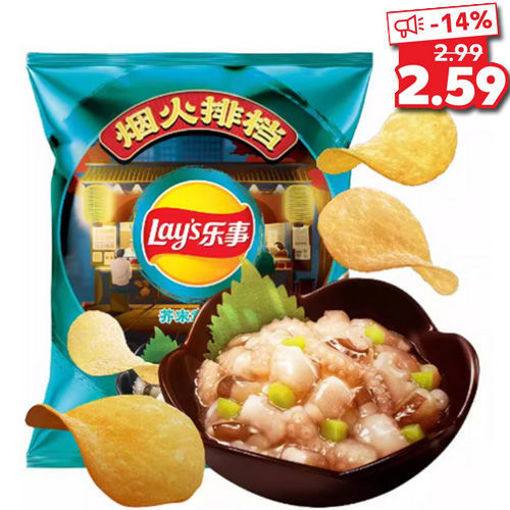 图片 乐事薯片 芥末章鱼味 70g 