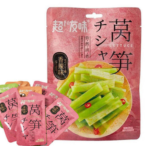 图片 超友味 莴笋 香辣味 开袋即食 125g 内含小包装 日期见内页