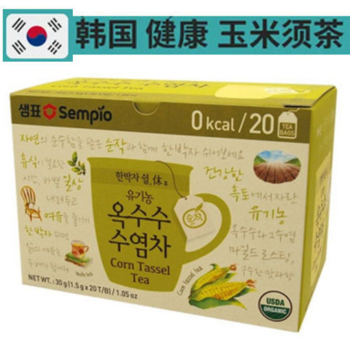 图片 韩国Sempio 玉米须茶 20支 盒装 30g 日期见内页