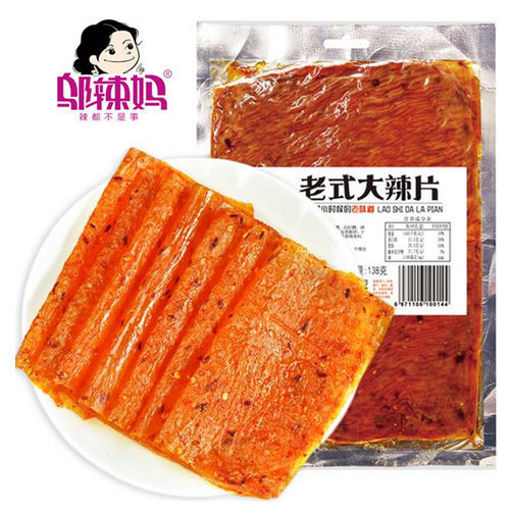 图片 邬辣妈 老式大辣片 香辣味 108g 日期见内页