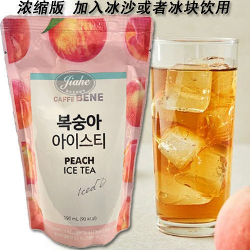 图片 韩国BENE 水蜜桃冰茶 浓缩杯直接配冰杯 190ml 日期见内页