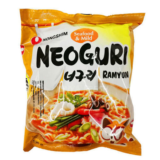 图片 农心 海鲜拉面 微辣黄袋 120g NEOGURI  日期见内页