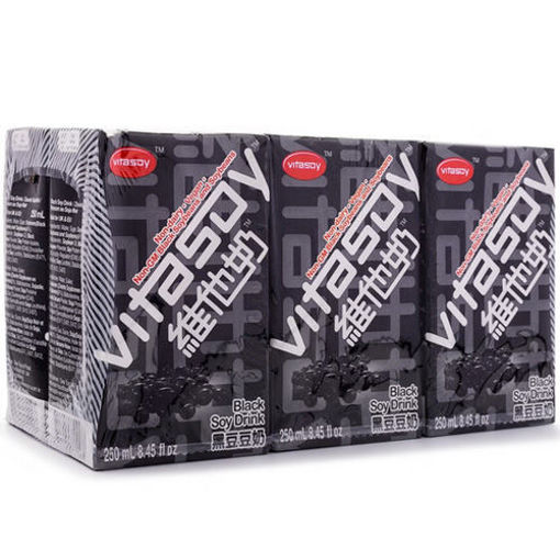 图片 六连杯! 香港维他 黑豆浆 黑豆奶 6x250ml 日期见内页