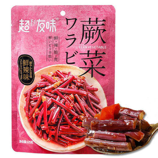 Picture of Pickled Bracken Shreds Spicy Flavor 125g 