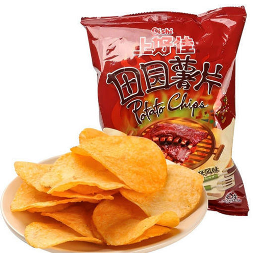 Picture of OISHI Potato Chips Rib flavor 50g
