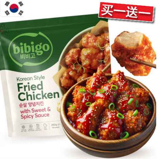 Picture of bibigo Koreanische frittierte Hühnchen mit süß-würziger Sauce 350g