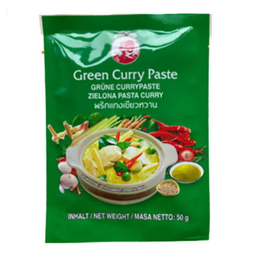 图片 COCK 泰国绿咖喱酱 50g  泰式辣咖喱酱 日期见内页