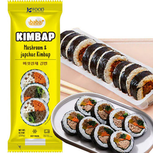 图片 韩国寿司卷 炒杂菜冬粉豆腐紫菜包饭 9块 230g