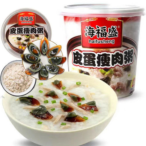 图片 海福盛 冻干 冲泡即食 皮蛋瘦肉粥 37g
