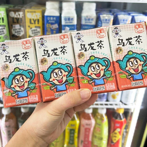 图片 4连包! 旺旺 乌龙茶 4*125ml 日期见内页