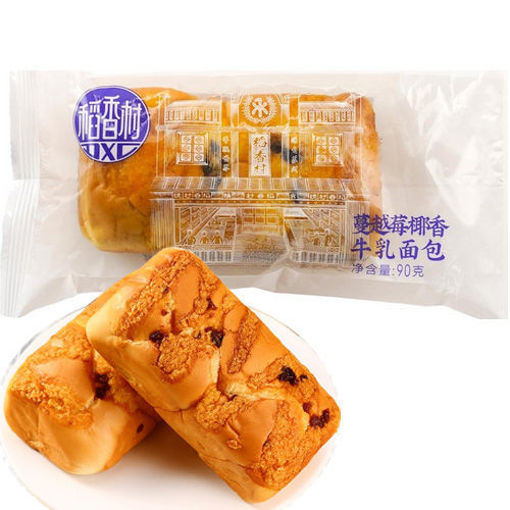 图片 稻香村 蔓越莓椰香牛乳面包 90g