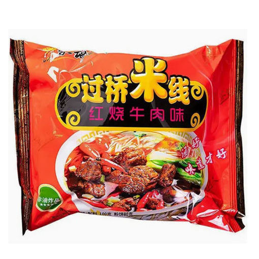 图片 重庆家乡人 过桥米线 红烧牛肉味 100g 日期见内页
